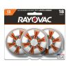 Rayovac Size 13 Hearing Aid Batteries, 18-Pack 13-18