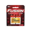 Rayovac Fusion 9V Batteries (2 Pack), Alkaline 9 Volt Batteries